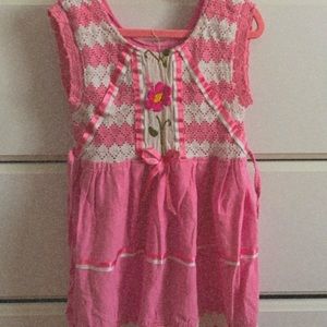Pink hand made dress